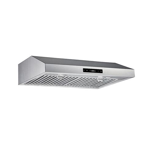 in cabinet range hood stainless steel|30 inch stainless cabinet hood.